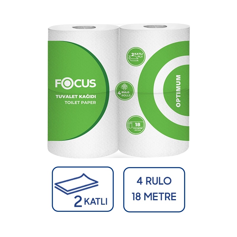 Focus Optimum Tuvalet Kağıdı 4x12 Adet - Focus
