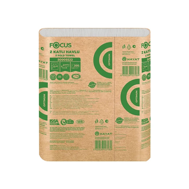 Focus Optimum Z Katlı Kağıt Havlu 200Lü 12 Paket YENİ - 3