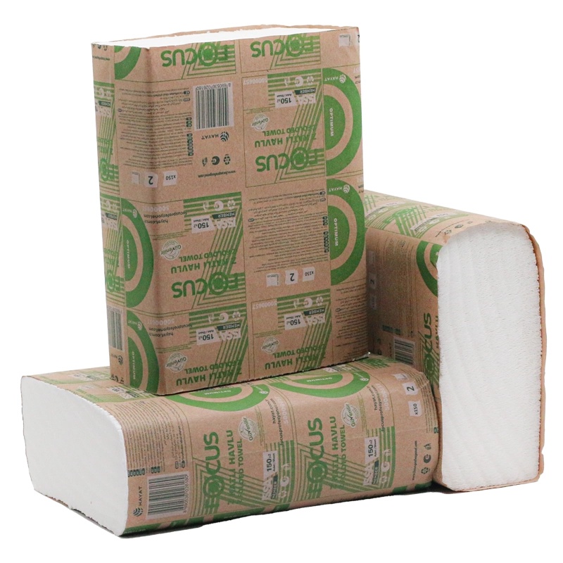 Focus Optimum Z Katlı Kağıt Havlu 200Lü 12 Paket - 5