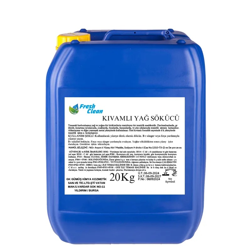 Fresh Clean Jel Yağ Çözücü 20 Kg - FRESH CLEAN