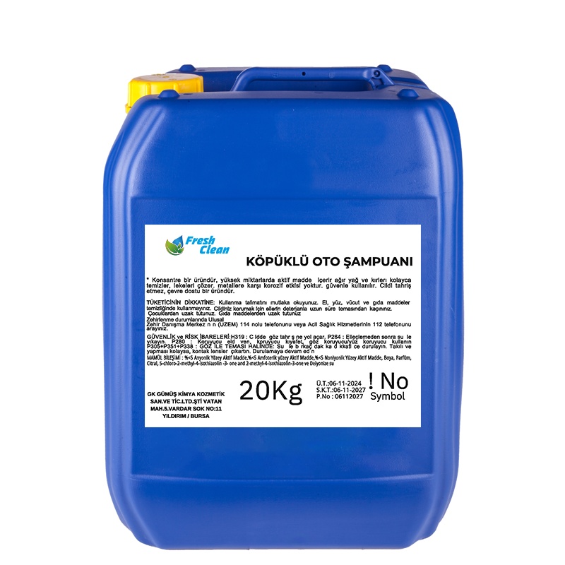 Fresh Clean Köpüklü Oto Şampuanı 20 Kg - 1