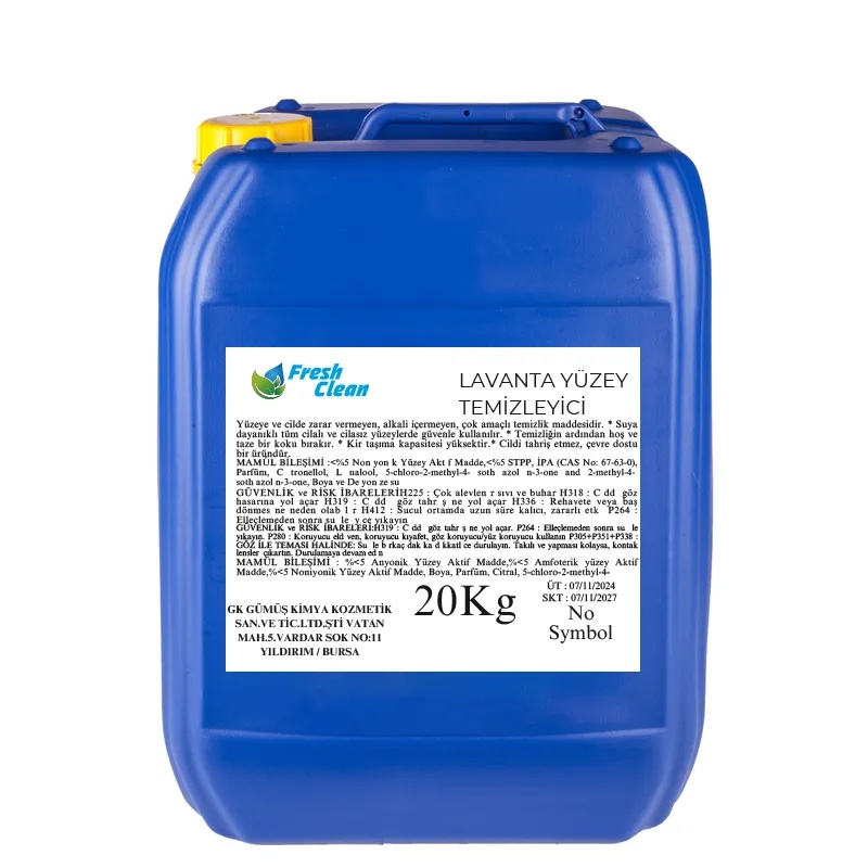 Fresh Clean Yüzey Temizleyici Lavanta 20 Kg - FRESH CLEAN
