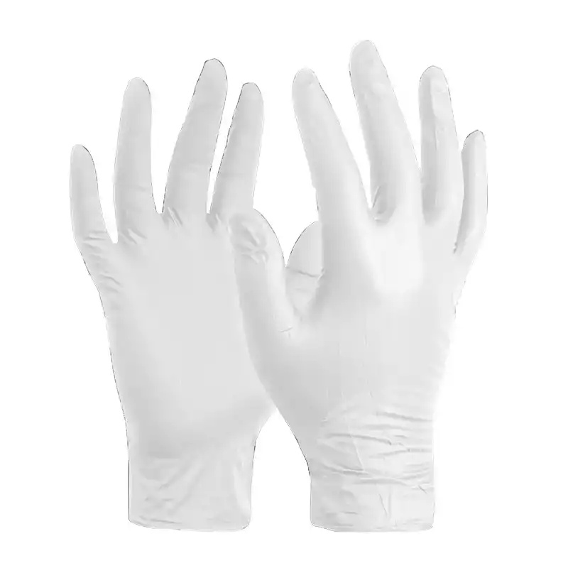 Haspet Beyaz Large Pudrasız Muayene Eldiveni 100'lü - 3