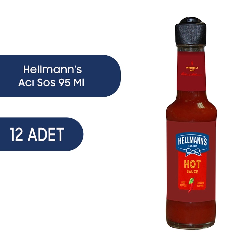 Hellmann's Acı Sos 95 Ml 12 Adet - HELLMANNS