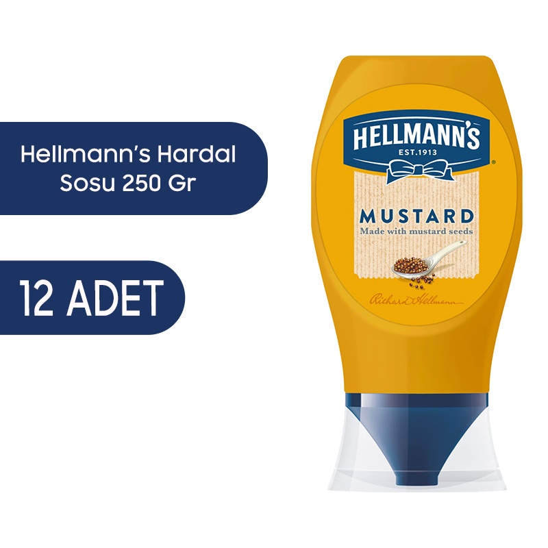Hellmann's Hardal Sos 250 G 12 Adet - HELLMANNS