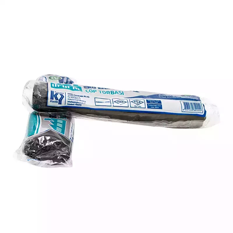 Kazanç Eko Endüstriyel Çöp Poşeti 400 Gr Jumbo Siyah 80x110 - Kazanç (1)