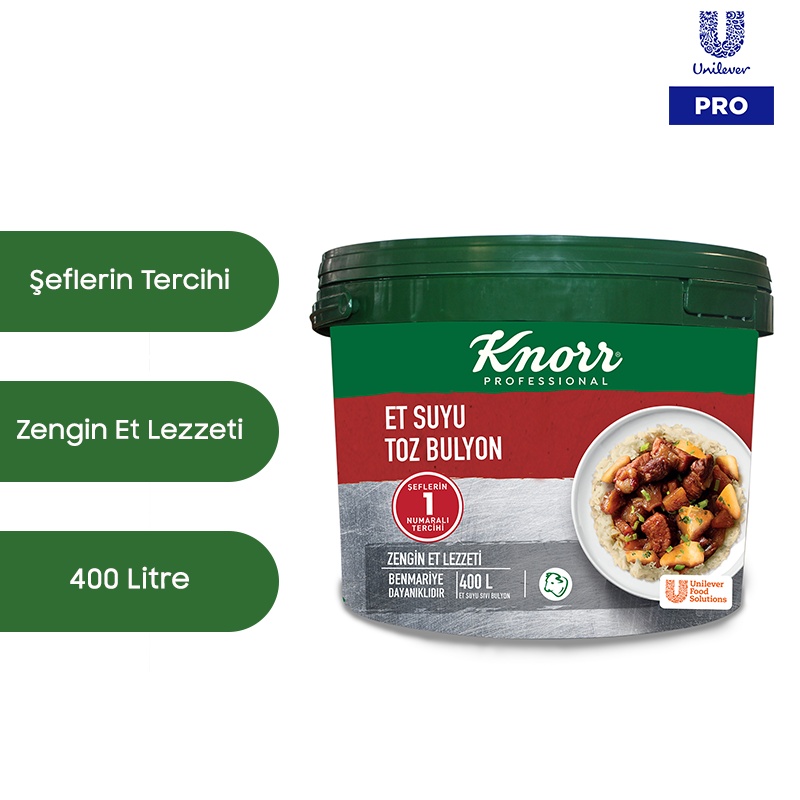 Knorr Et Suyu Toz Bulyon 400 Litre 7 Kg - KNORR