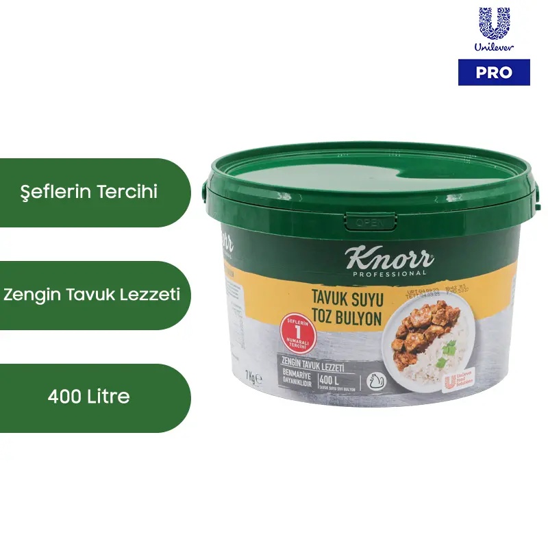 Knorr Tavuk Bulyon 400 Litre 7 Kg - KNORR