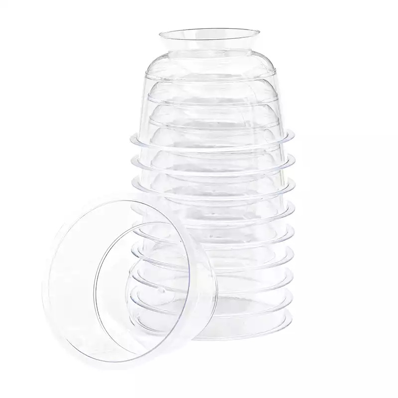 Kristal Ayaklı Tatlı Kasesi 500 Adet - MİKRON MAKİNA