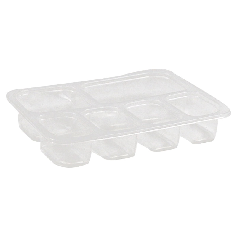 Limera PP Üst Yapıştırmalı 6 Bölmeli Kap Şefaf 400 Adet LPP-856 - LİMERA