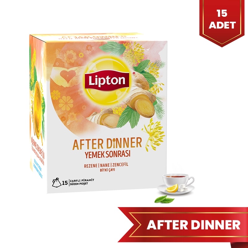 Lipton After Dinner Bardak Poşet Bitki Çayı 15'li 22,5 G - LİPTON ÇAY