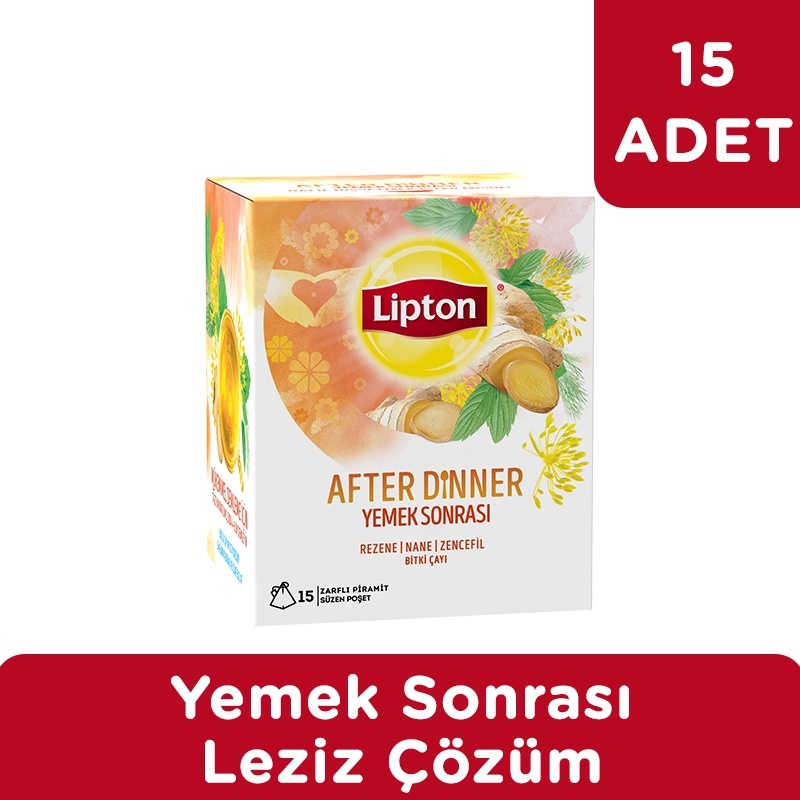 Lipton After Dinner Bardak Poşet Bitki Çayı 15'li 22,5 G - LİPTON ÇAY (1)