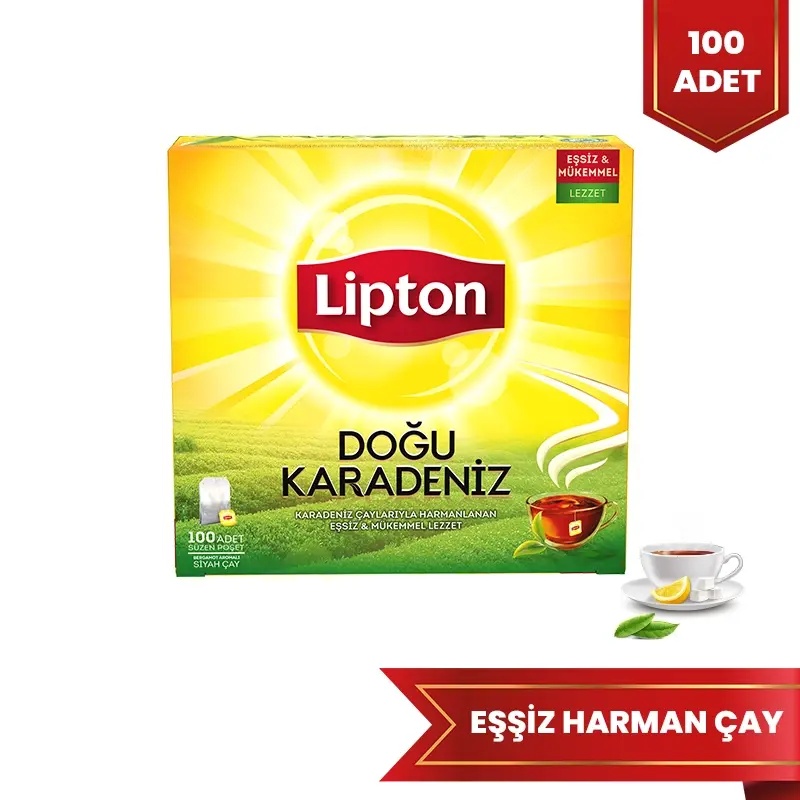 Lipton Bardak Doğu Karadeniz Poşet Çay 100'lü - LİPTON ÇAY