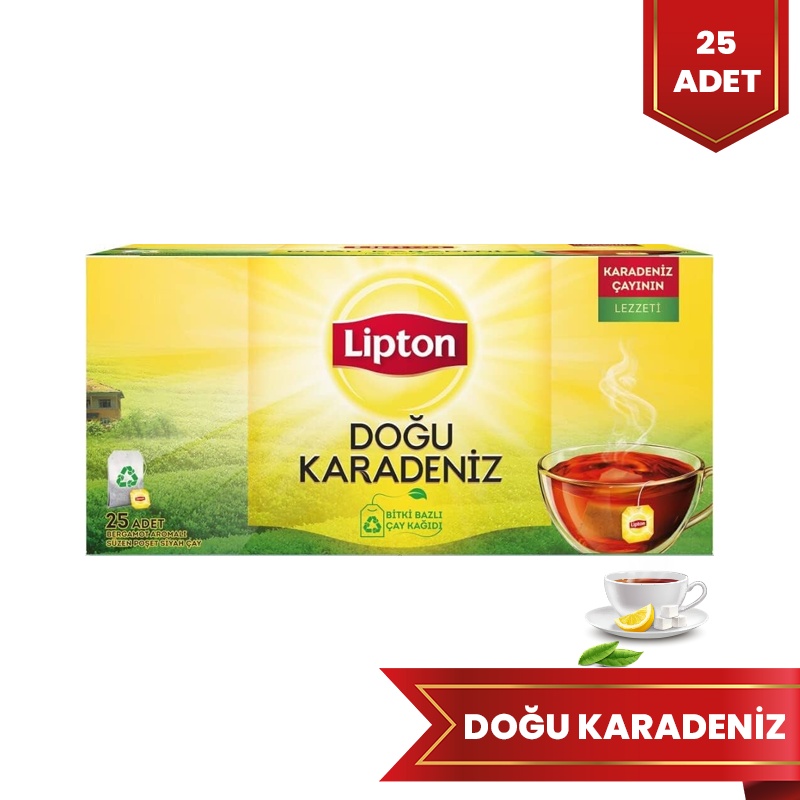 Lipton Doğu Karadeniz Bardak Poşet Çay 2gr 12x25 Adet - LİPTON ÇAY