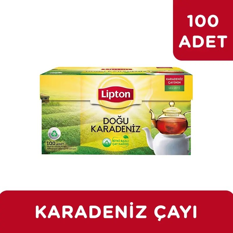 Lipton Doğu Karadeniz Demlik Poşet Çay 100' lü - LİPTON ÇAY (1)
