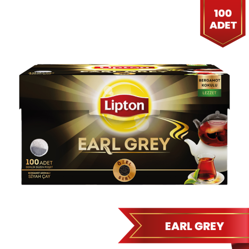 Lipton Earl Grey Demlik Poşet Çay Siyah 100'lü - 1