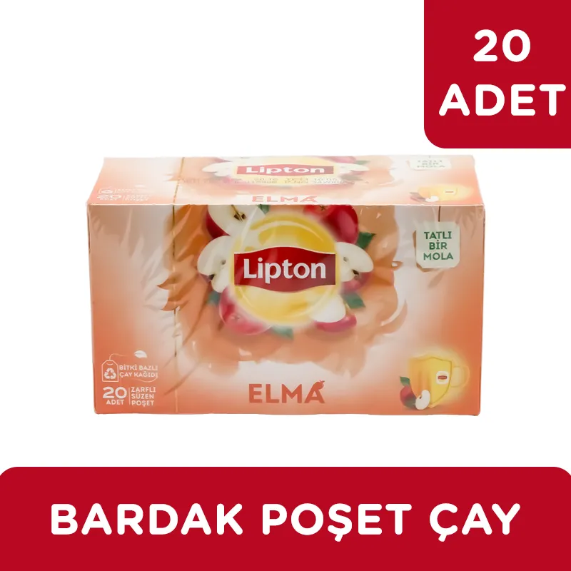 Lipton Elma Bardak Poşet Çay 20'li - 2