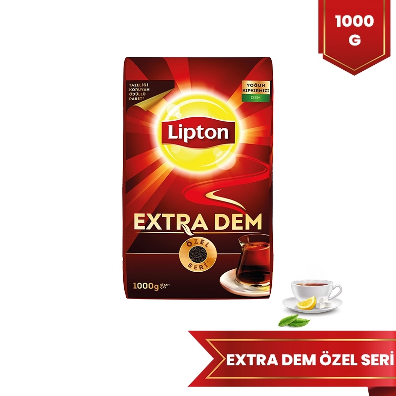 Lipton Extra Dem Dökme Siyah Çay Özel Seri 1000 Gr - LİPTON ÇAY