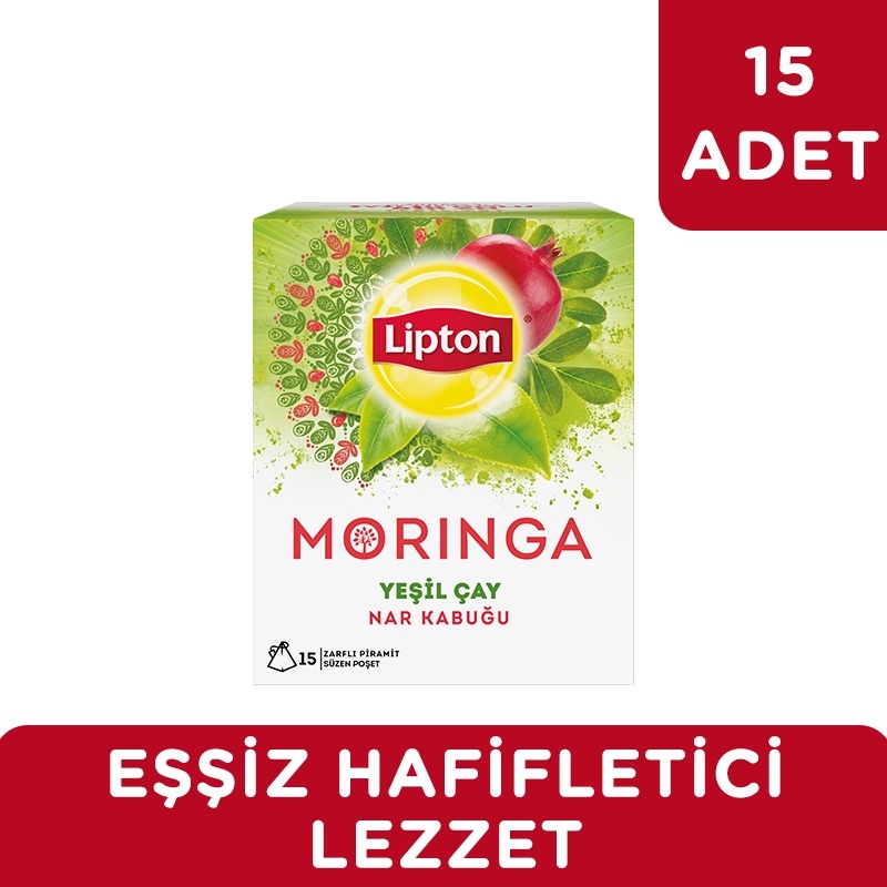 Lipton Moringa Bardak Poşet Çay 15'li - LİPTON ÇAY (1)