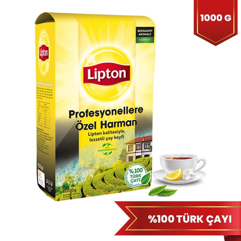 Lipton Profesyonellere Özel Harman Dökme Çay 1000 Gr Siyah Çay - LİPTON ÇAY
