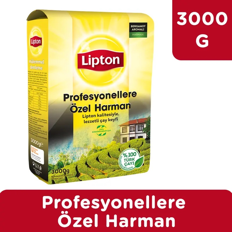 Lipton Profesyonellere Özel Harman Dökme Çay 3000 Gr Siyah Çay - LİPTON ÇAY (1)