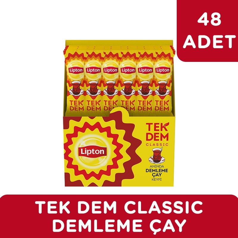 Lipton Tek Dem Classic 1,9 Gr 24'lü Kutu 48 Bardak - LİPTON ÇAY (1)