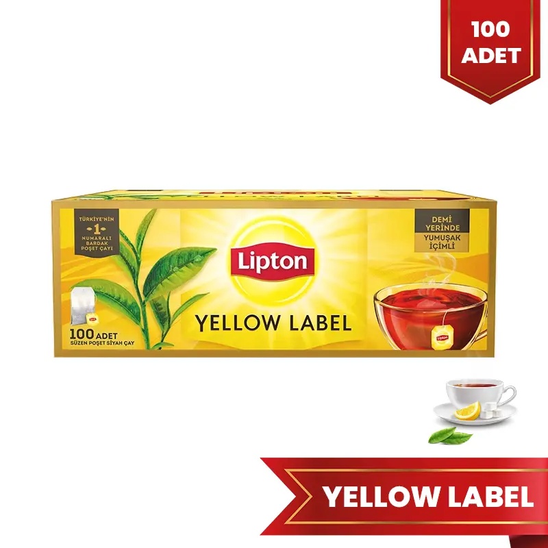 Lipton Yellow Label 100' lü Bardak Poşet Çay - LİPTON ÇAY