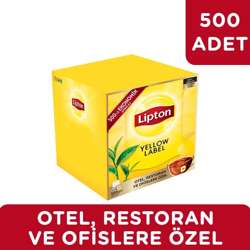 Lipton Yellow Label Bardak Poşet Çay 500'lü 2 Gram - LİPTON ÇAY (1)