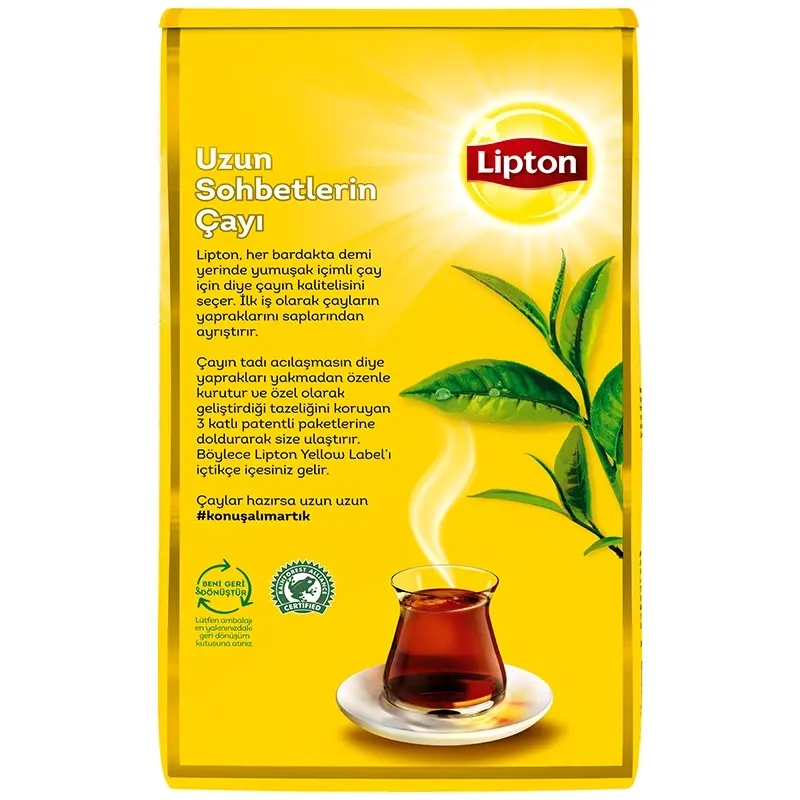 Lipton Yellow Label Dökme Siyah Çay 1000 G - 4
