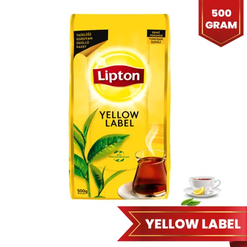 Lipton Yellow Label Dökme Siyah Çay 500 G - 1