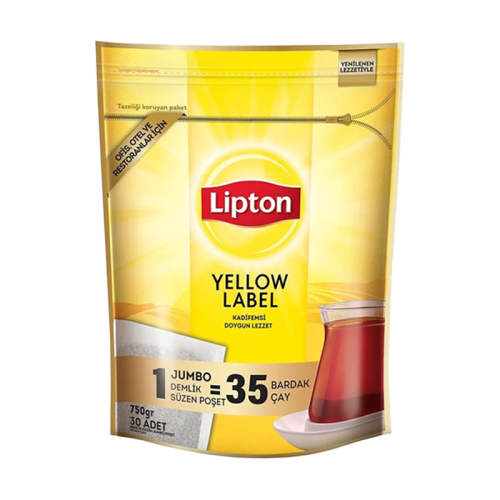 Lipton Yellow Label Jumbo Demlik Poşet Çay 25 Gr x 30 Adet - 3