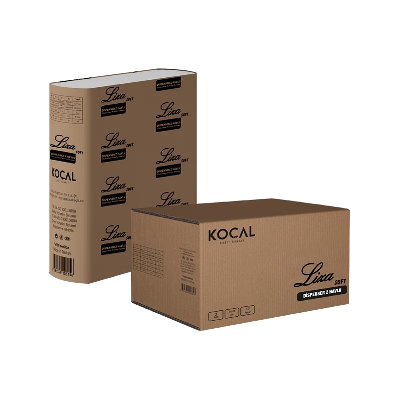 Liza Soft Dispenser Z Katlı Havlu 150 Li 12 Paket Koçal - KOÇAL
