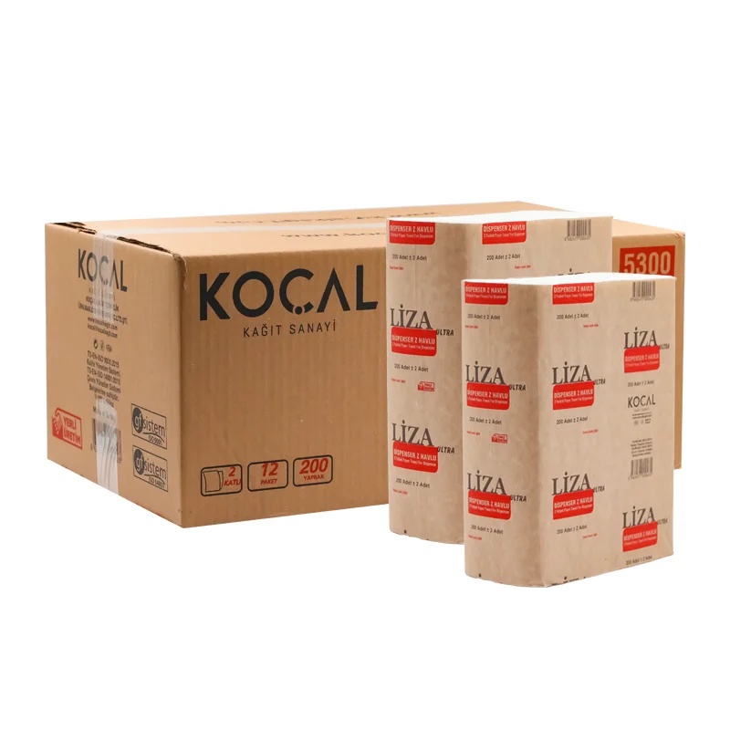 Liza Ultra Dispenser Z Katlı Havlu 200 Lü 12 Paket Koçal - KOÇAL
