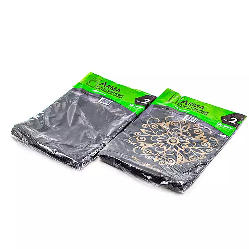 Naksan Baskılı Blok Poşet 2 No Siyah 26x38 100'lü - NAKSAN (1)