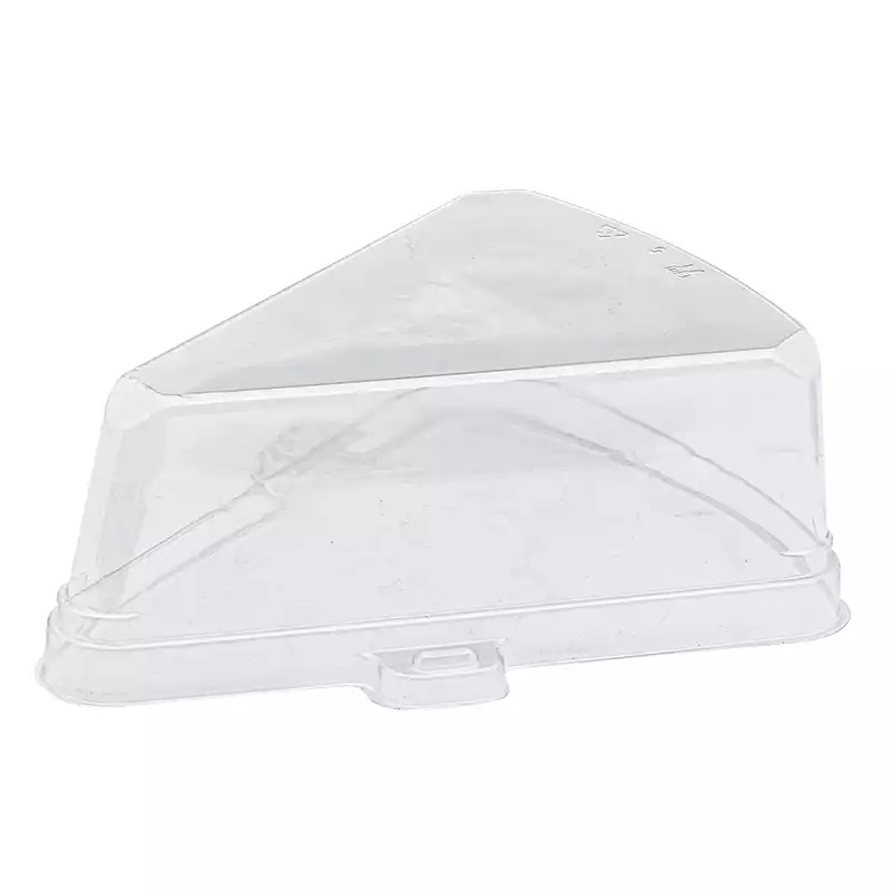 Özge Plastik Üçgen Pasta Kabı Kapağı 200 Adet - ÖZGE PLASTİK