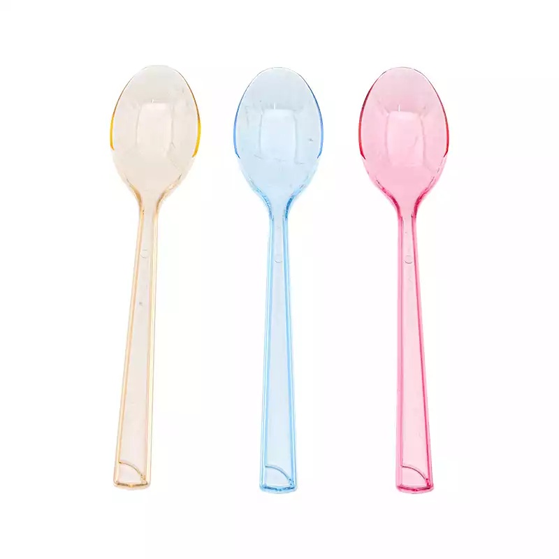 Plastik Renkli Dondurma Kaşığı 50 Adet Poppy - POPPY (1)