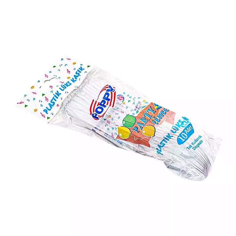 Poppy Plastik Lüx Kaşık 10'lu - POPPY (1)
