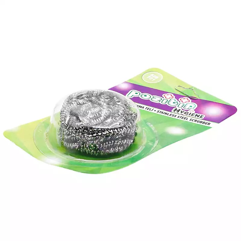 Pozitif Bulaşık Teli Paslanmaz Çelik Top Tel - POZİTİF (1)