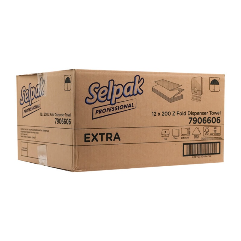 Selpak Professional Extra Z Katlı Dispenser Havlu 200x12 - 4