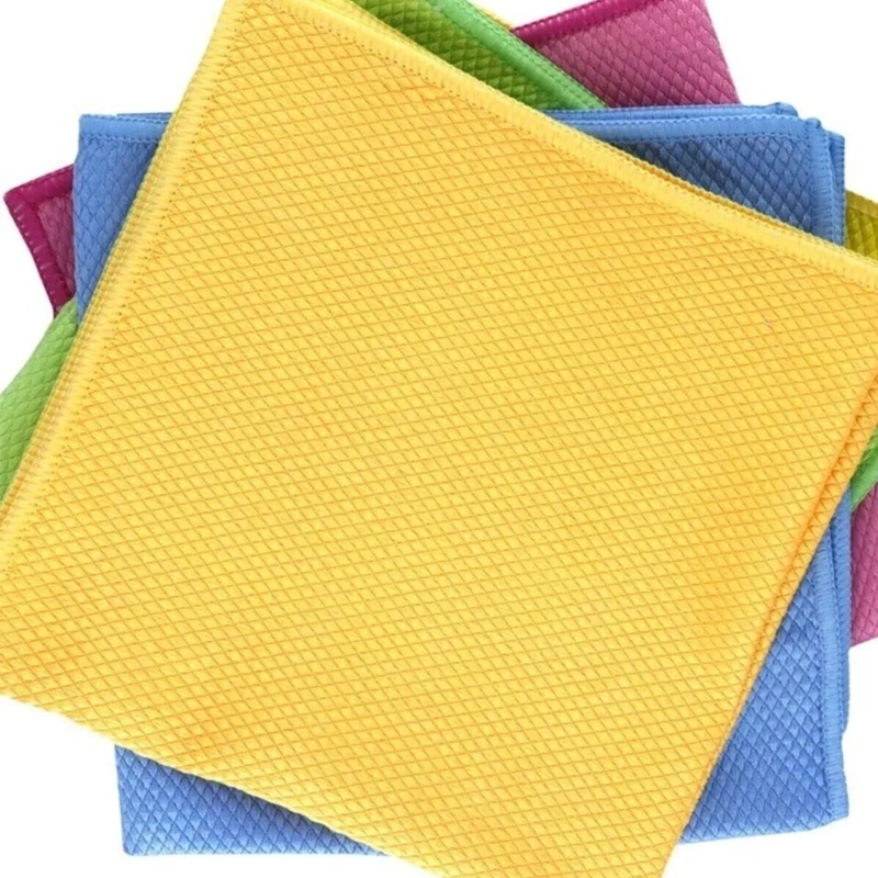 Silver Home Mikrofiber Baklava Desenli Cam Bezi 40x40 Cm - SILVER HOME (1)