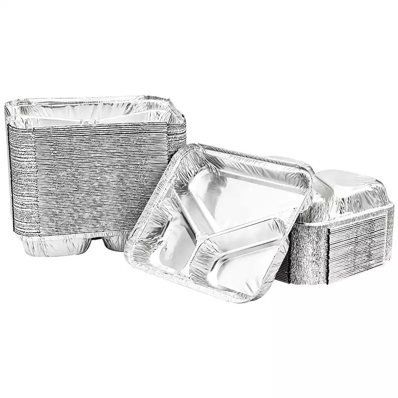 Sinanlı Alüminyum Kase 3 Gözlü Üçgen Kase 100'lü S-681 L - Sinanlı