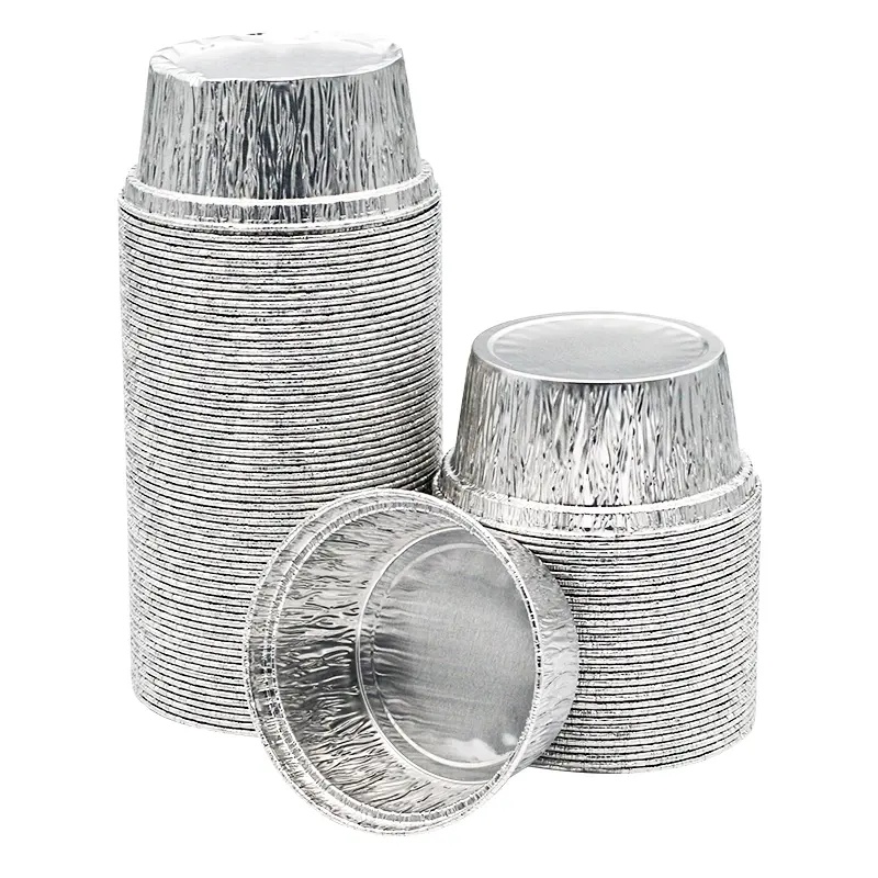 Sinanlı Alüminyum Krem Karamel Kabı Orta S-180 G 100'lü - Sinanlı