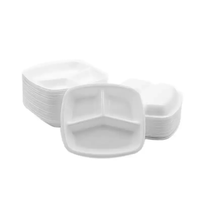 Smart Pack 3 Gözlü Köpük Tabak Mod 24 200Lü - SMART PACK