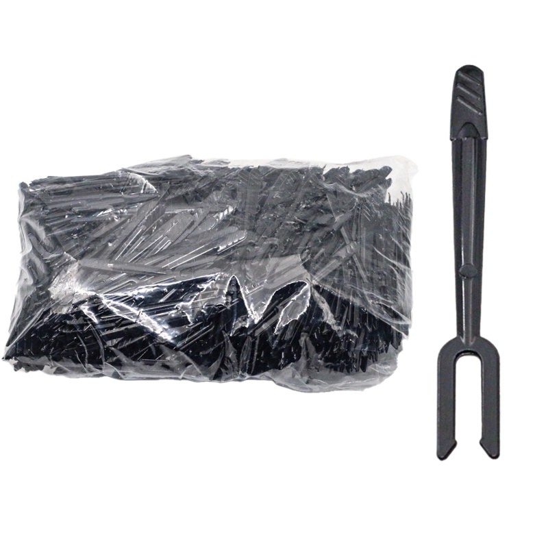 Smart Pack Cips Çatalı Siyah Renk 1000 Adet - SMART PACK