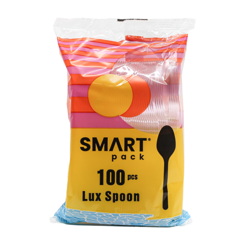 Smart Pack Plastik Lüx Kaşık 2,3 Gr Şeffaf 100 Adet - 1