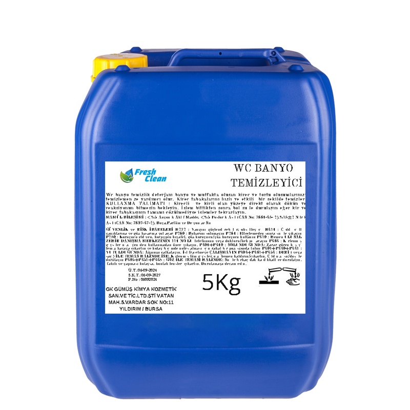 Fresh Clean Tuvalet Temizleyici 5 Kg Wc Temizleyici - 1