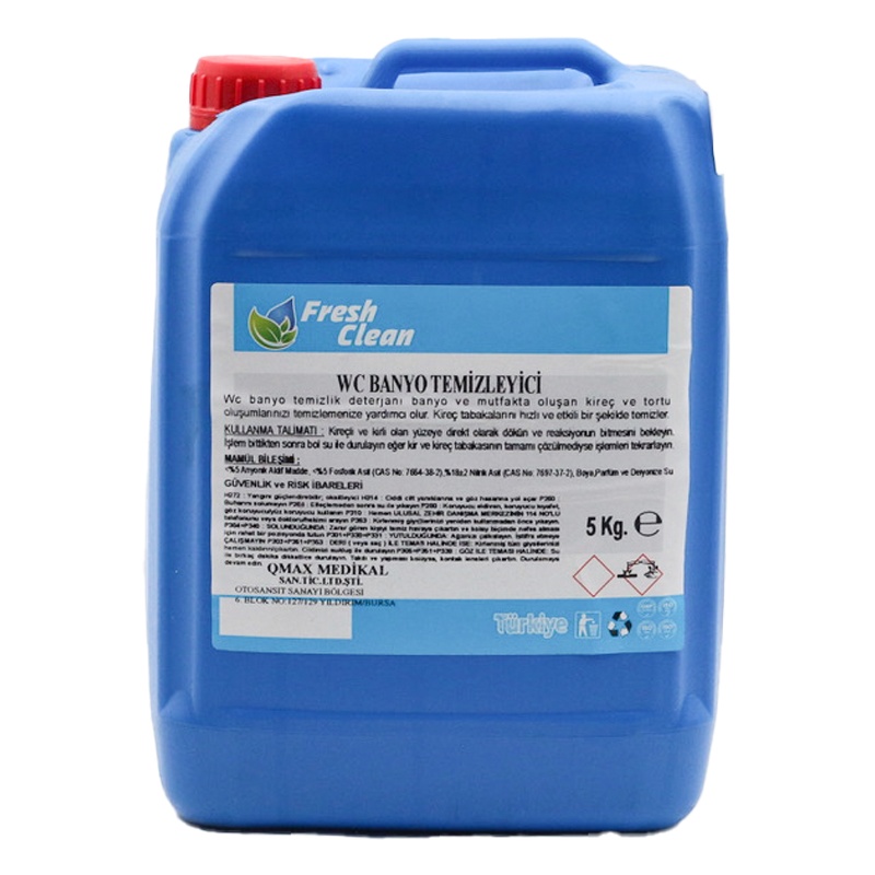 Fresh Clean Tuvalet Temizleyici 5 Kg Wc Temizleyici - FRESH CLEAN (1)