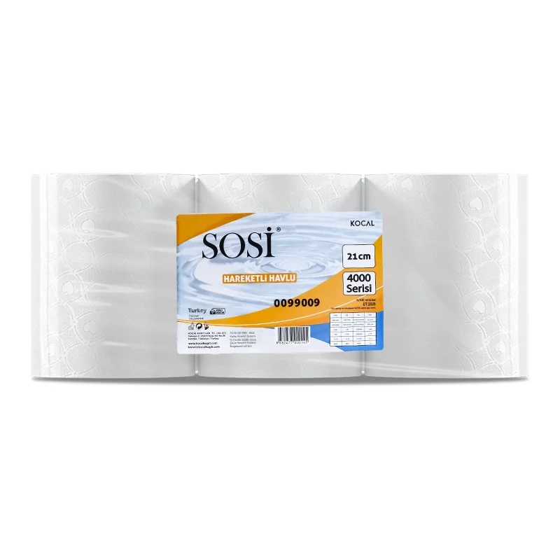 Sosi Hareketli Havlu 6 Lı 21 Cm 4 Kg Koçal - 1