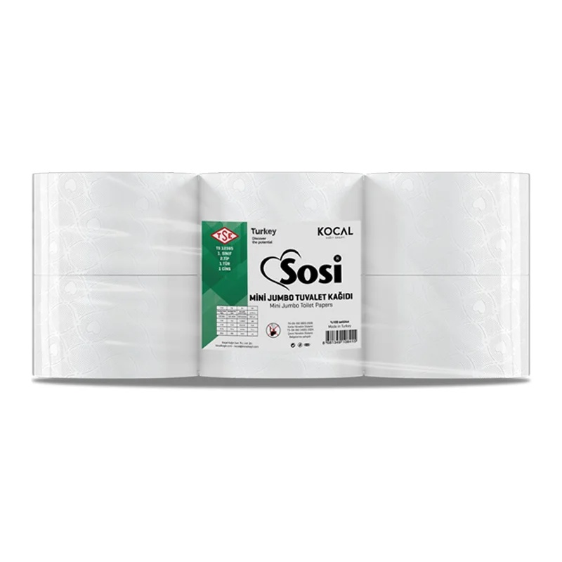 Sosi Mini Jumbo Tuvalet Kağıdı 12 Li 6 Kg Koçal - 3