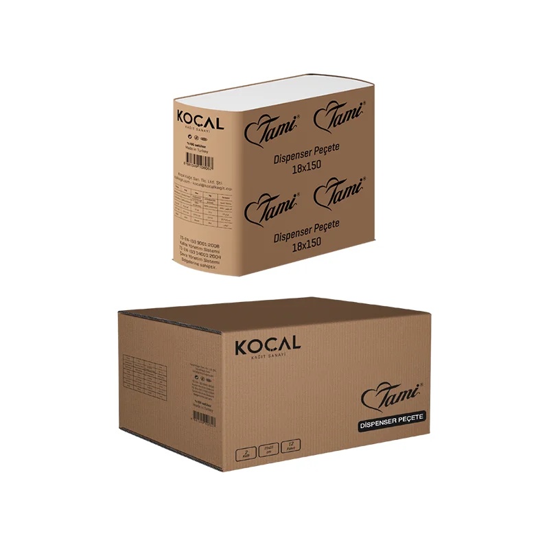 Tami Dispenser Peçete 150 Li 18 Paket Koçal 150x18 - KOÇAL